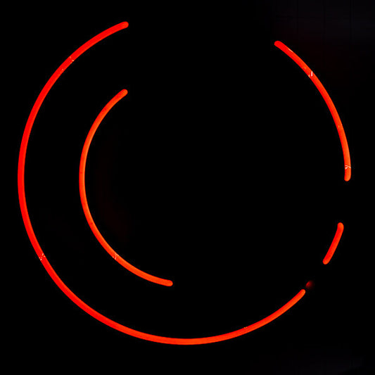 Red Double Circle Border Neon Unit for Rex Goliath Wine Rooster Sign Replacement Tube - Neon Sign Part