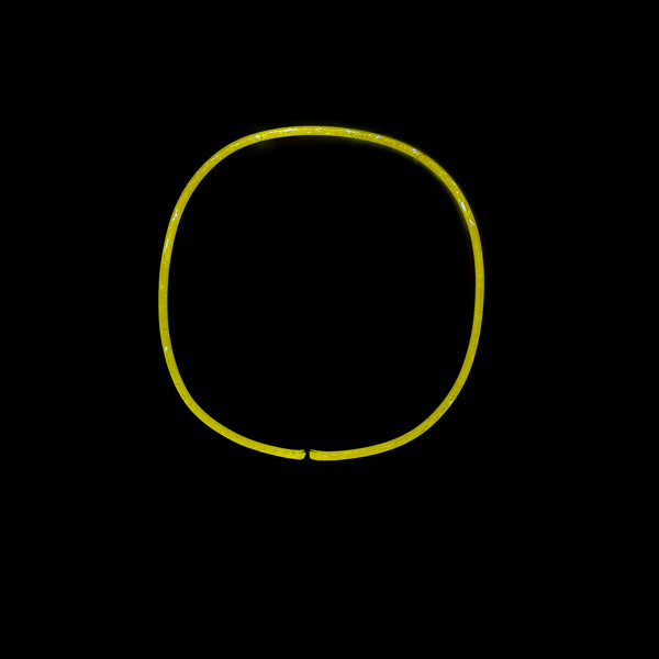 Yellow Oval / Circle Border Replacement Tube - Neon Sign Part