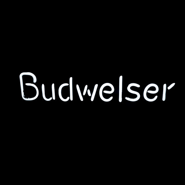 Budweiser Single Stroke Word unit Replacement Tube - Neon Sign Part