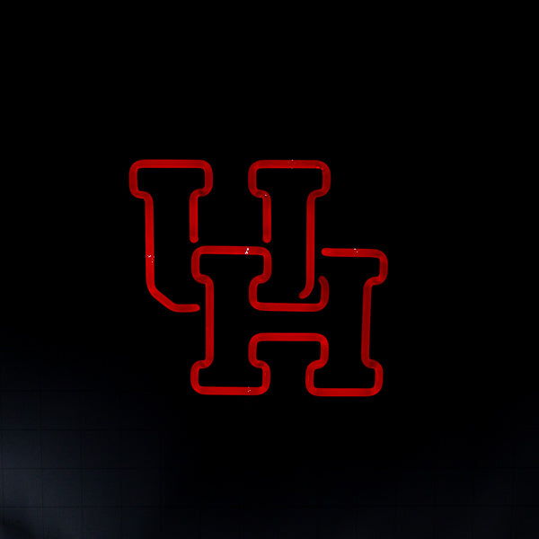 UH Double Stroke Word unit for Bud Light University of Houston Cougars Replacement Tube - Neon Sign Part