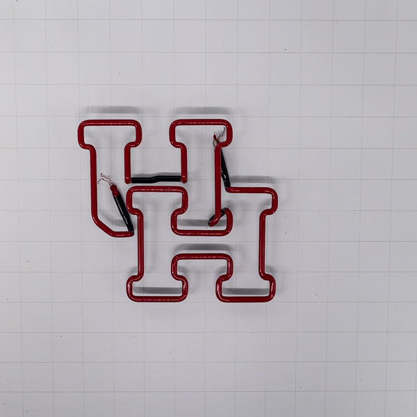 UH Double Stroke Word unit for Bud Light University of Houston Cougars Replacement Tube - Neon Sign Part