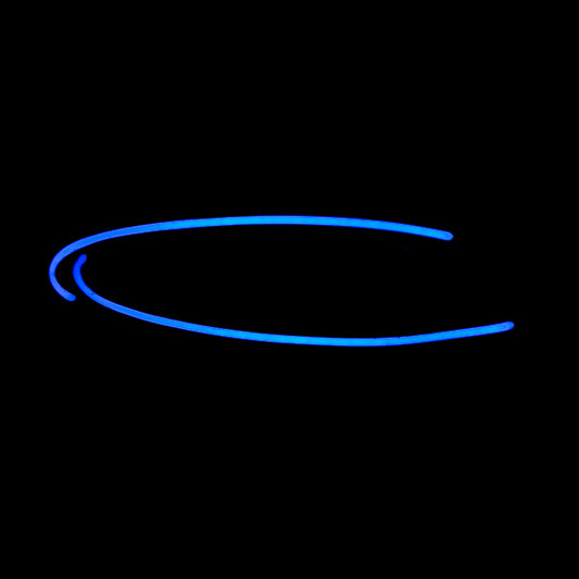 Unknown / Mystery Blue Swoosh Border for Bud Light Replacement Tube - Neon Sign Part