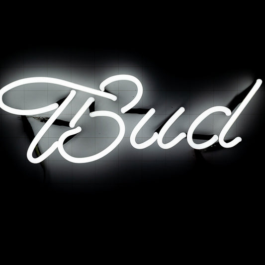 Bud Single Stroke Word unit for Budweiser Great American Lager Replacement Tube - Neon Sign Part