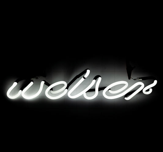 weiser Single Stroke Script Word unit for Budweiser Great American Lager Replacement Tube - Neon Sign Part