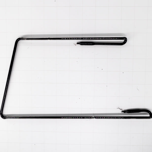 Unknown / Mystery Partial Rectangle Red Border Replacement Tube - Neon Sign Part