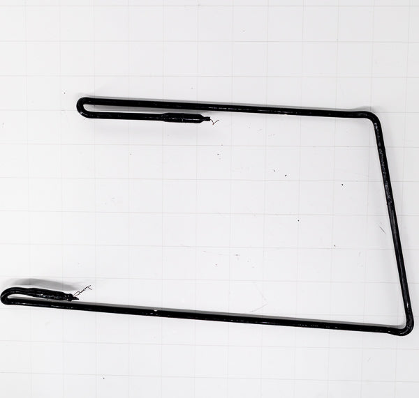 Unknown / Mystery Partial Rectangle Red Border Replacement Tube - Neon Sign Part