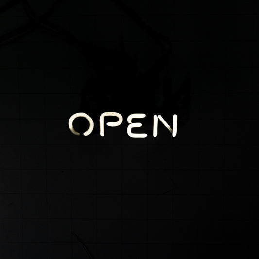 OPEN Single Stroke Word unit Replacement Tube - Neon Sign Part