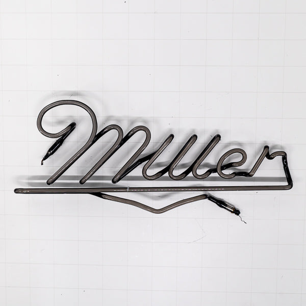 Miller Single Stroke Word unit with emphasis Replacement Tube - Neon Sign Part