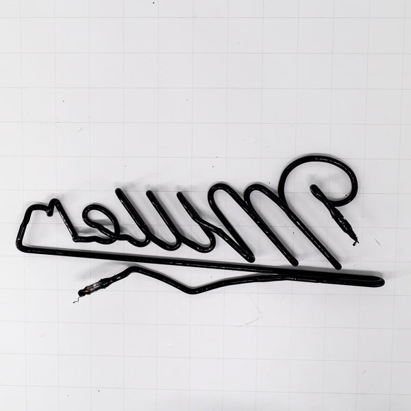 Miller Single Stroke Word unit with emphasis Replacement Tube - Neon Sign Part