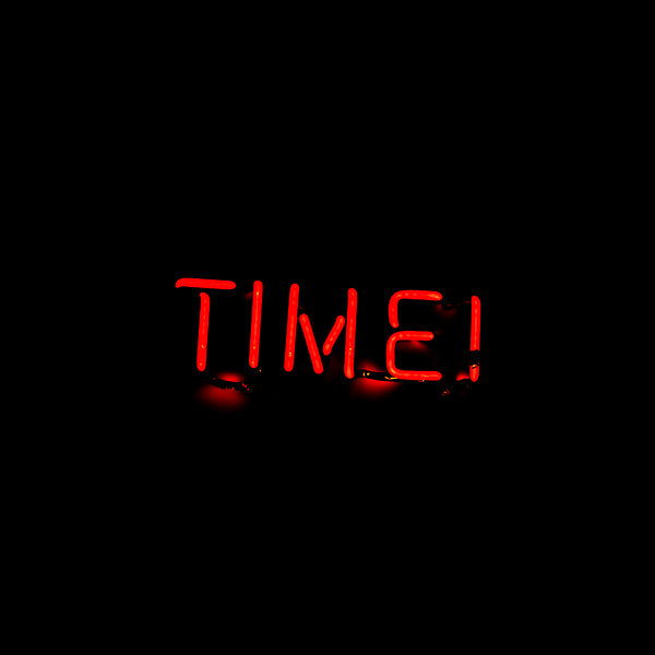 TIME! Red Single Stroke Word unit Replacement Tube - Neon Sign Part