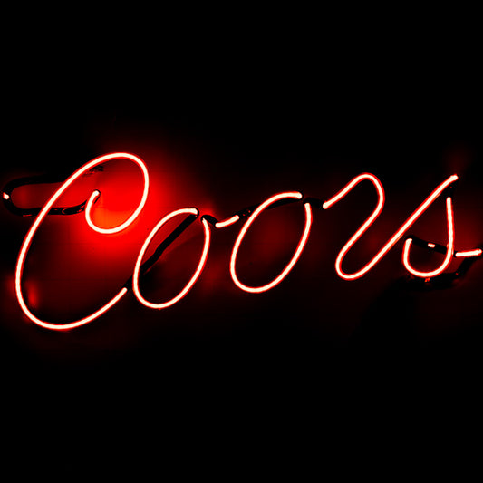 Coors Script Word unit Replacement Tube - Neon Sign Part