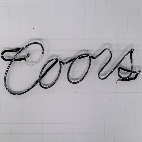 Coors Script Word unit Replacement Tube - Neon Sign Part