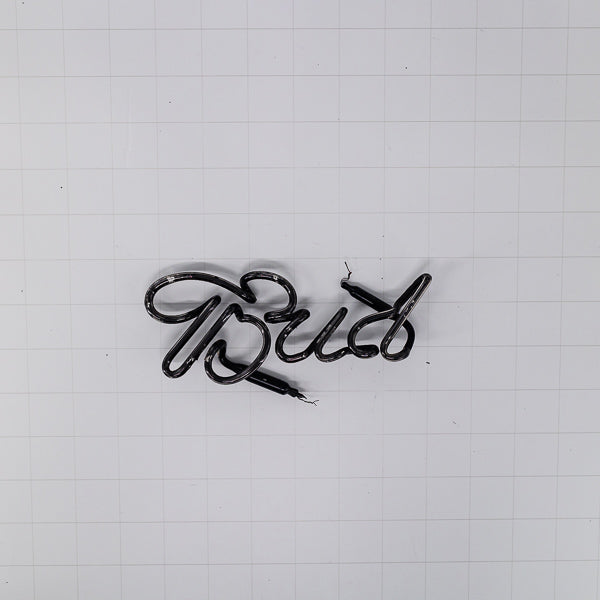Bud Single Stroke Script Word unit Replacement Tube - Neon Sign Part