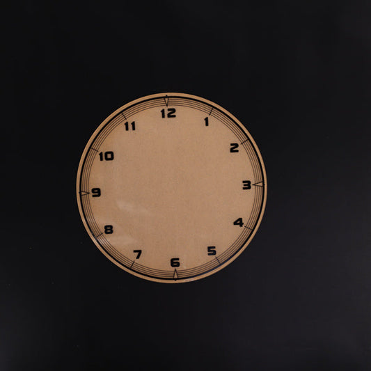 Clock Backing with Hours Neon Sign Plastic Replacement Panel