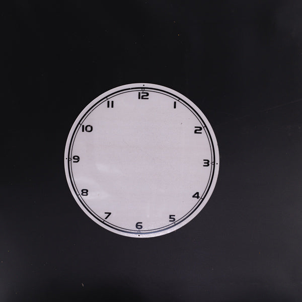 Clock Backing with Hours Neon Sign Plastic Replacement Panel