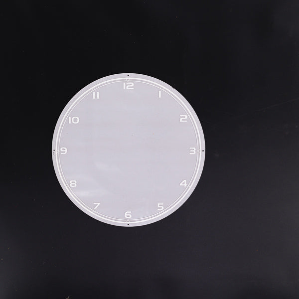 Clock Backing with Hours Neon Sign Plastic Replacement Panel