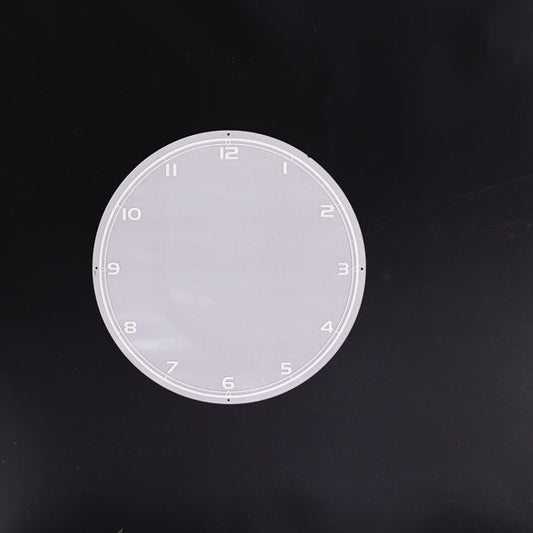 Clock Backing with Hours Neon Sign Plastic Replacement Panel