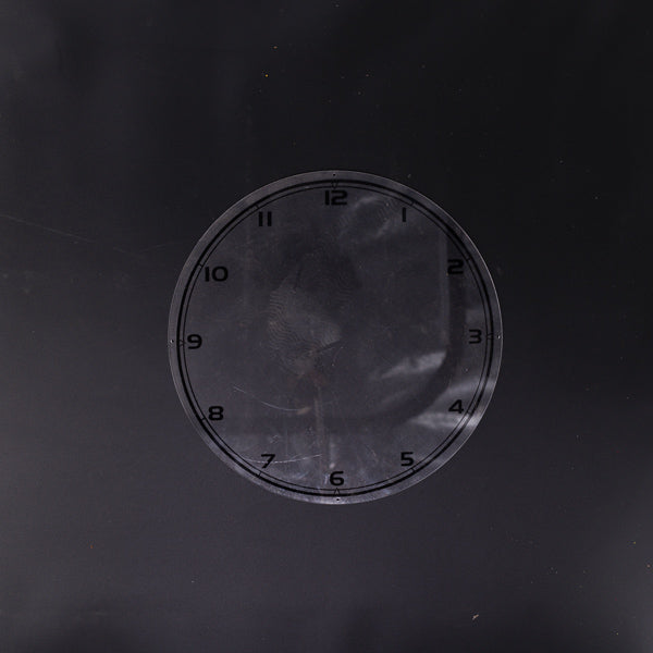 Clock Backing with Hours Neon Sign Plastic Replacement Panel