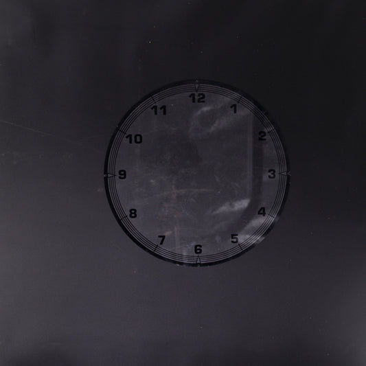 Clock Backing with Hours Neon Sign Plastic Replacement Panel