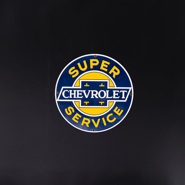 Chevrolet Neon Sign Tin Replacement Clock Panel