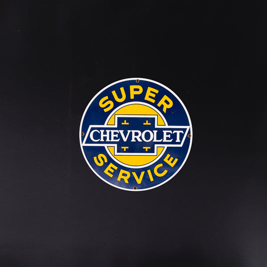 Chevrolet Neon Sign Tin Replacement Clock Panel