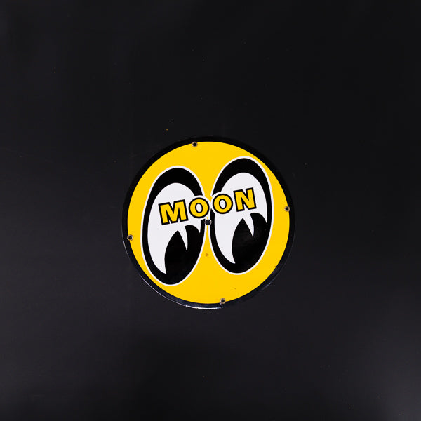 Moon Neon Sign Tin Replacement Clock Panel