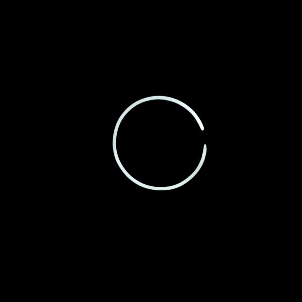 Circle White 8 1/2" Border unit Replacement Tube - Neon Sign Part