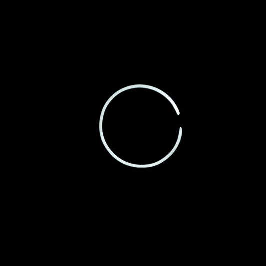 Circle White 8 1/2" Border unit Replacement Tube - Neon Sign Part