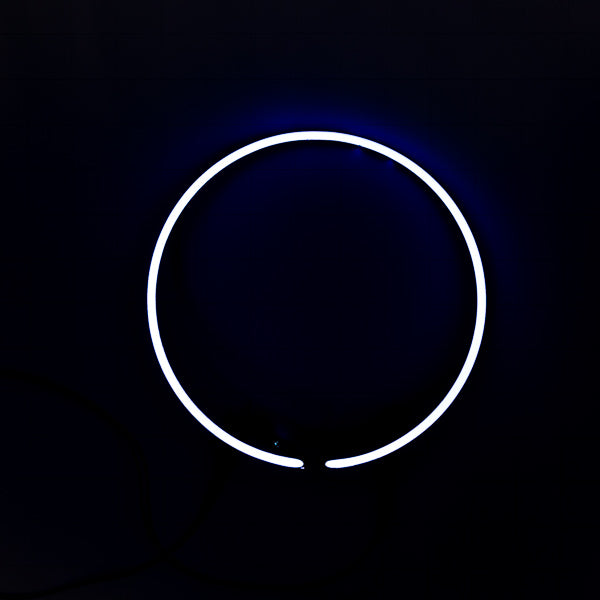 White 14 1/2” Circle Border Unit Replacement Tube - Neon Sign Part