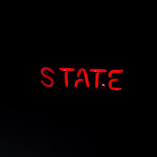 STATE Single Stroke Word unit for Unknown / Mystery Replacement Tube - Neon Sign Part