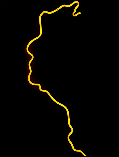 Left Wisconsin Border unit for Miller Lite Green Bay Packer Replacement Tube - Neon Sign Part