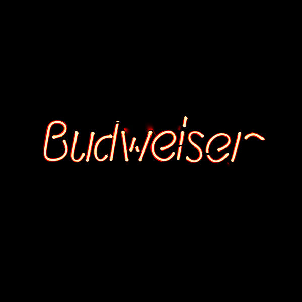 Budweiser Single Stroke Word unit Replacement Tube - Neon Sign Part