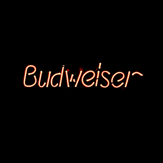 Budweiser Single Stroke Word unit Replacement Tube - Neon Sign Part