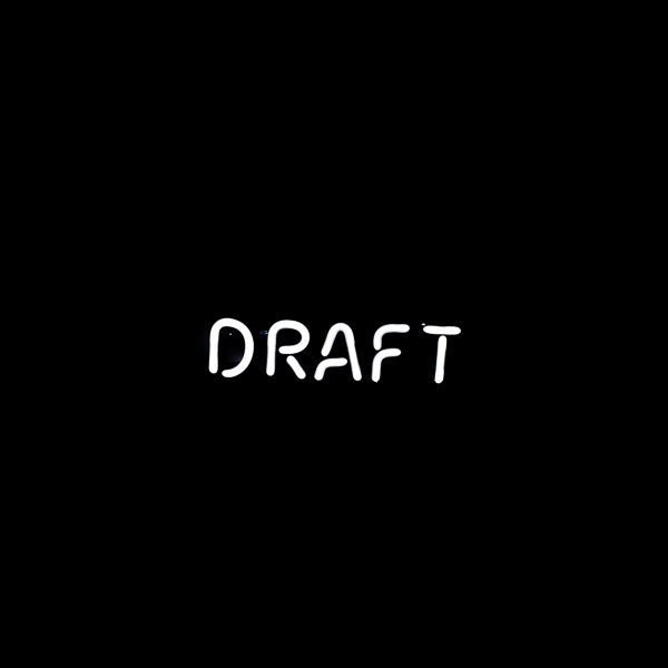 DRAFT Single Stroke Word unit Replacement Tube - Neon Sign Part