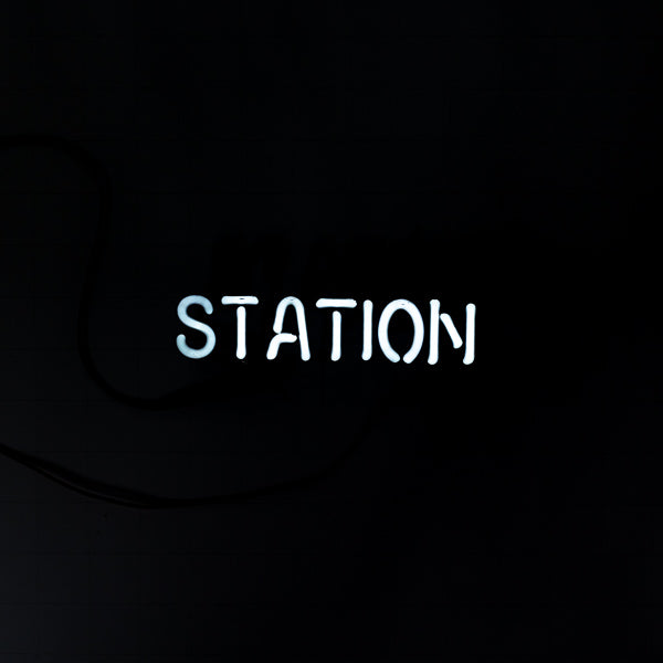 STATION Single Stroke Word unit for Railroad Station Replacement Tube - Neon Sign Part