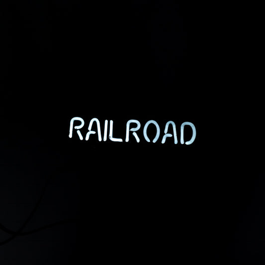 RAILROAD Single Stroke Word unit for Railroad Station Replacement Tube - Neon Sign Part