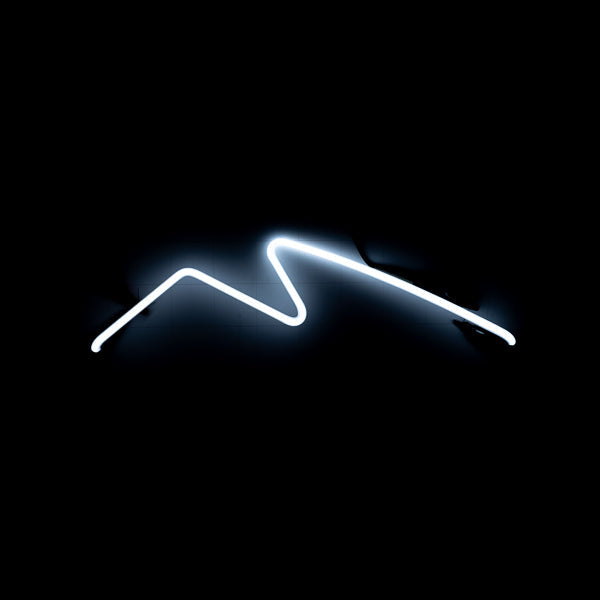 Left Upper Border for Large Dominator Lone Star Replacement Tube - Neon Sign Part