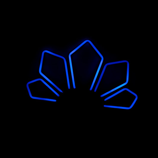 Upper Emphasis Feather Border unit for Abita Jockamo IPA Replacement Tube - Neon Sign Part