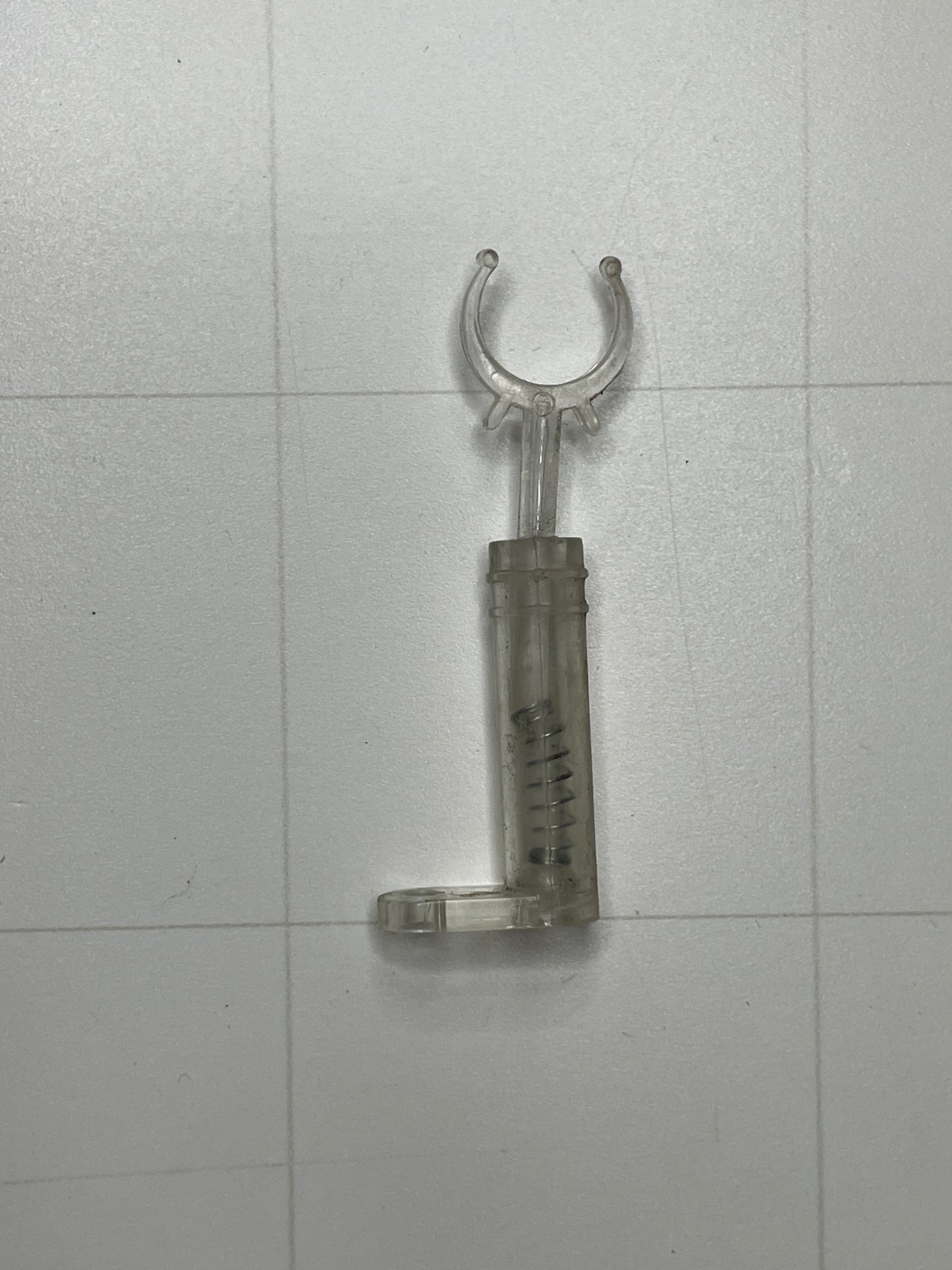 13mm Neon Sign Replacement Clear Plastic Tube Support - 2 1/2" Height