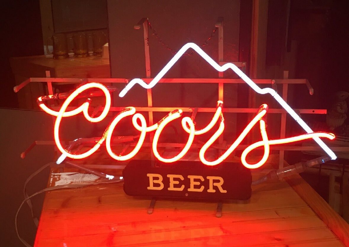 Mountain Border Unit for Vintage Coors Beer Vintage Replacement Tube - Neon Sign Part