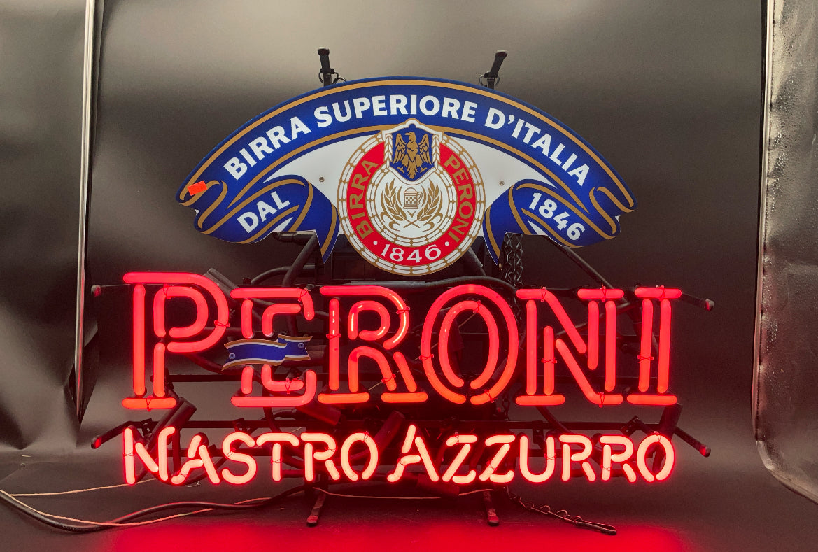 Grid / Backlight with the Backlight for the E for Peroni Replacement Tube - Neon Sign Part