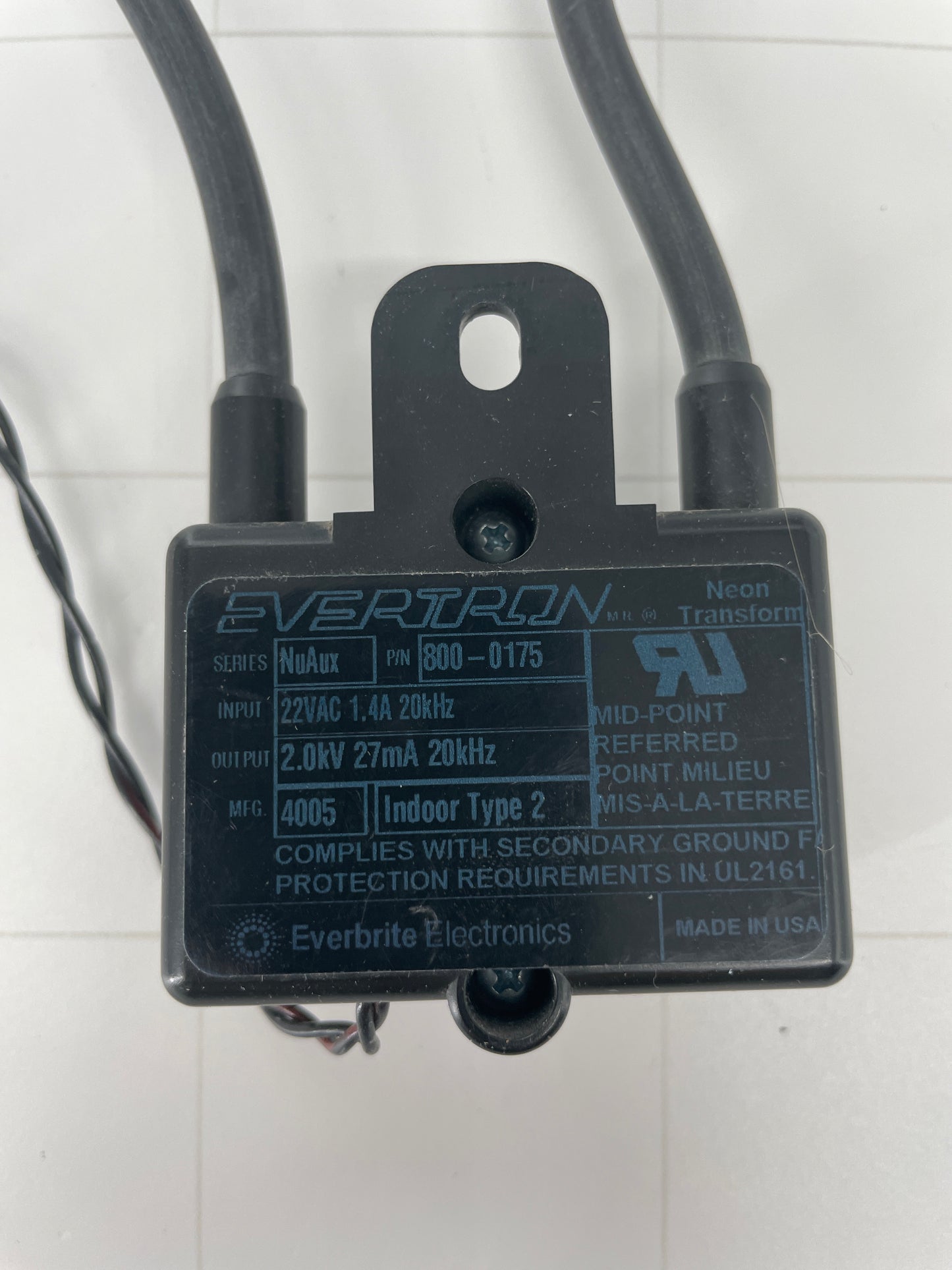 Miller Lite Motion Coyote Neon Evertron Sign Controller & Transformer Set