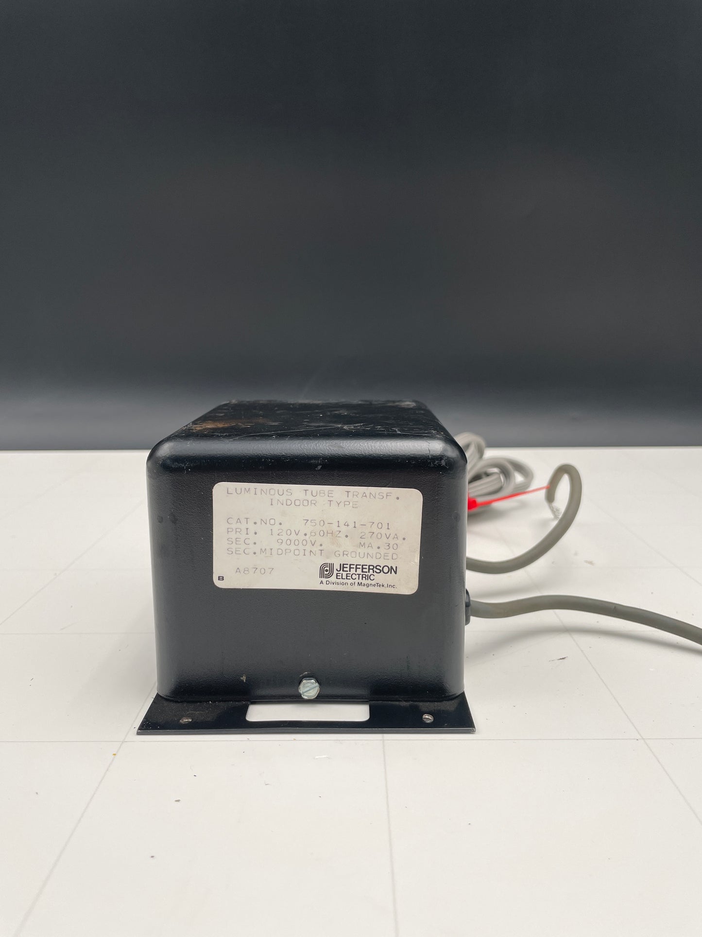 Jefferson Vintage Core & Coil Neon Sign Replacement Transformer – 9Kv