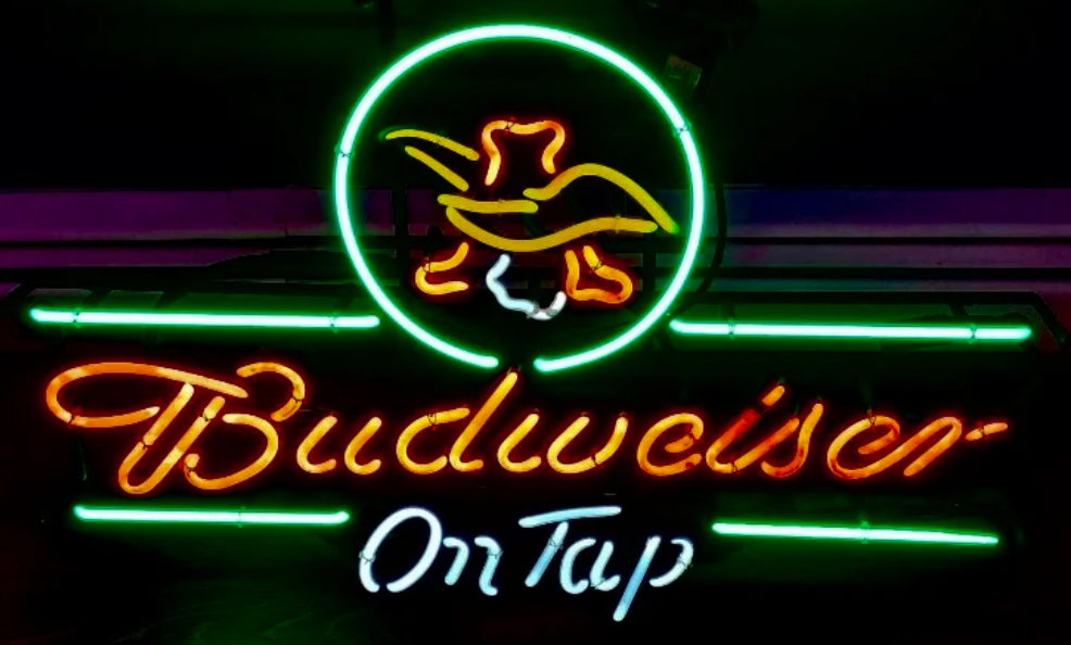 Small A and Eagle for Bud On Tap Classic Neon Sign Replacement Tube