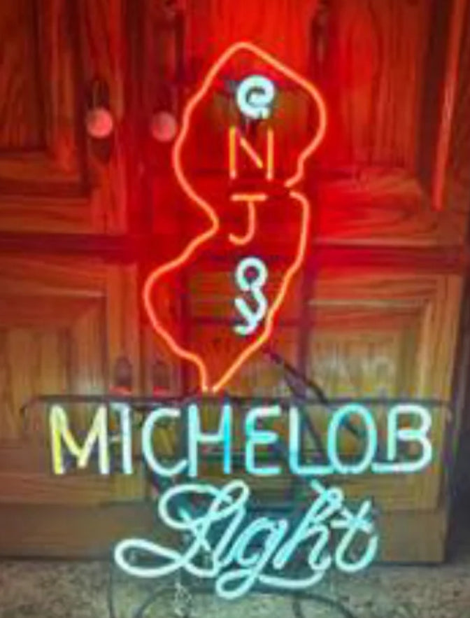 eo y single stroke word unit for New Jersey Enjoy Michelob Light Replacement Tube - Neon Sign Part