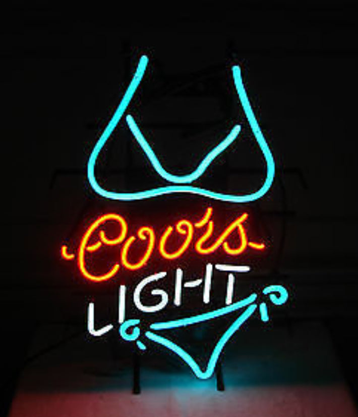 Top/Upper Bikini for Coors Light Neon Sign Replacement Tube