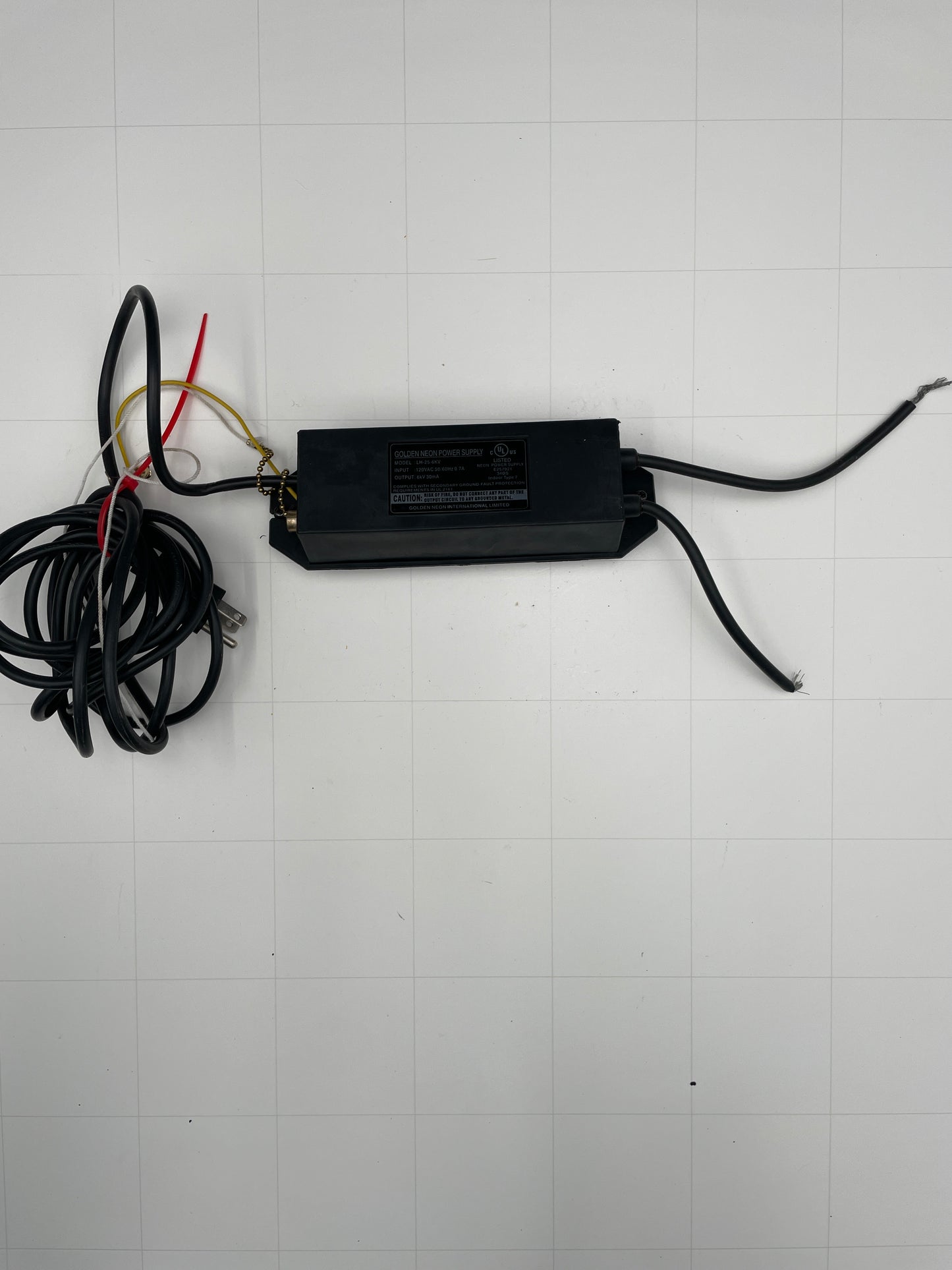Golden Electronic Neon Sign Replacement Transformer – 6Kv