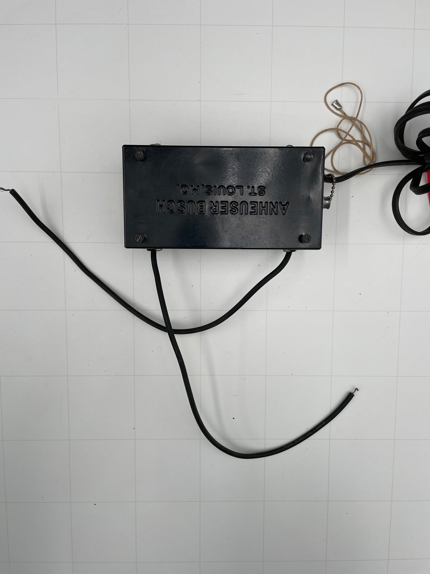 Franceformer Vintage Core & Coil with Anheuser Housing Neon Sign Replacement Transformer – 9Kv