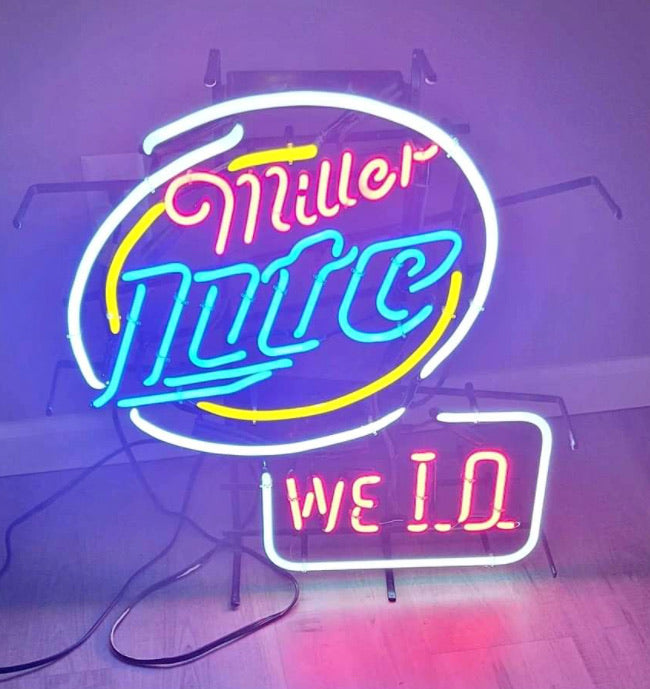 Bottom Border Unit for Miller Lite we I.D. Replacement Tube - Neon Sign Part