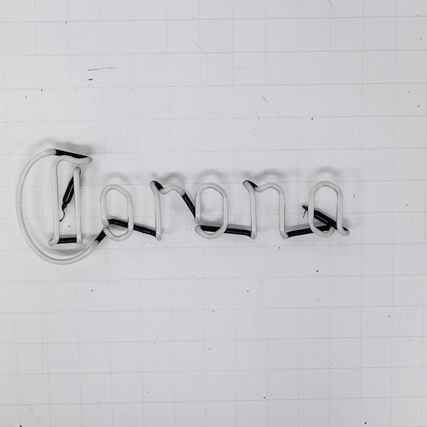 Corona Single Stroke Word unit Replacement Tube - Neon Sign Part